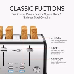 Budget โญ Boyel Living 1650 W 4-Slice Silver Wide Slot Toaster With Dual Control Panels Of Bagel, Defrost And Cancel Function ๐ 15 Budget โญ Boyel Living 1650 W 4-Slice Silver Wide Slot Toaster With Dual Control Panels Of Bagel, Defrost And Cancel Function ๐ -Appliances Sales unnamed file 2163