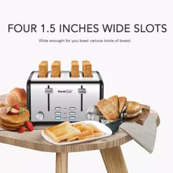 Budget โญ Boyel Living 1650 W 4-Slice Silver Wide Slot Toaster With Dual Control Panels Of Bagel, Defrost And Cancel Function ๐ 17 Budget โญ Boyel Living 1650 W 4-Slice Silver Wide Slot Toaster With Dual Control Panels Of Bagel, Defrost And Cancel Function ๐ -Appliances Sales unnamed file 2165