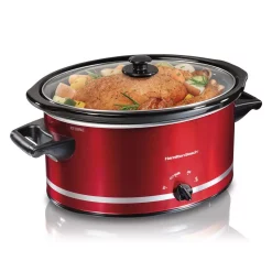 Budget ๐ Hamilton Beach 8 Qt. Red Slow Cooker โค๏ธ