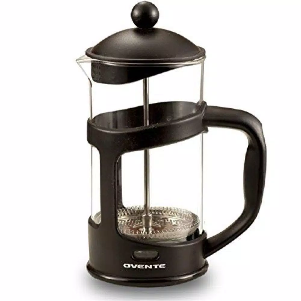 Best Sale 👍 Ovente 4-Cup Black French Press Cafetiere Heat-Resistant Borosilicate Glass Coffee And Tea Maker FREE Measuring Scoop 💯 4 Best Sale 👍 Ovente 4-Cup Black French Press Cafetiere Heat-Resistant Borosilicate Glass Coffee And Tea Maker FREE Measuring Scoop 💯 - Image 2