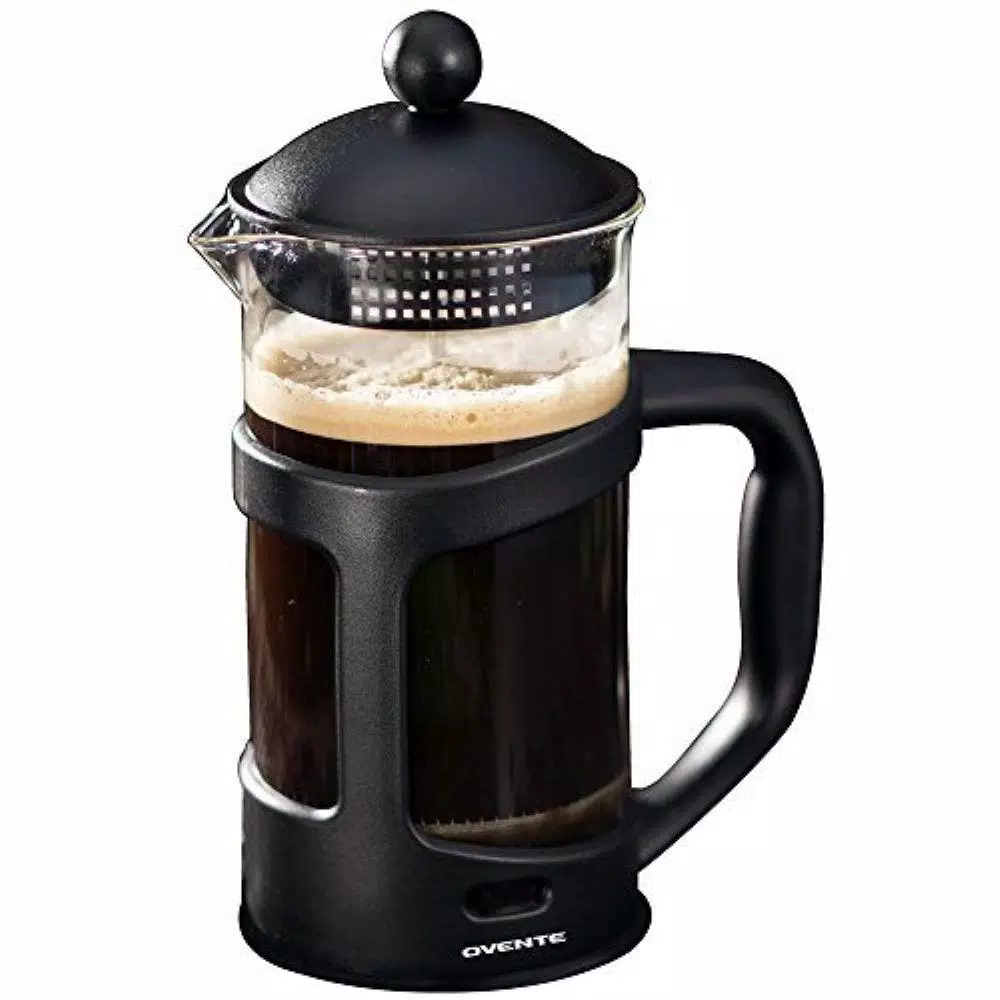 Best Sale 👍 Ovente 4-Cup Black French Press Cafetiere Heat-Resistant Borosilicate Glass Coffee And Tea Maker FREE Measuring Scoop 💯 5 Best Sale 👍 Ovente 4-Cup Black French Press Cafetiere Heat-Resistant Borosilicate Glass Coffee And Tea Maker FREE Measuring Scoop 💯 - Image 3