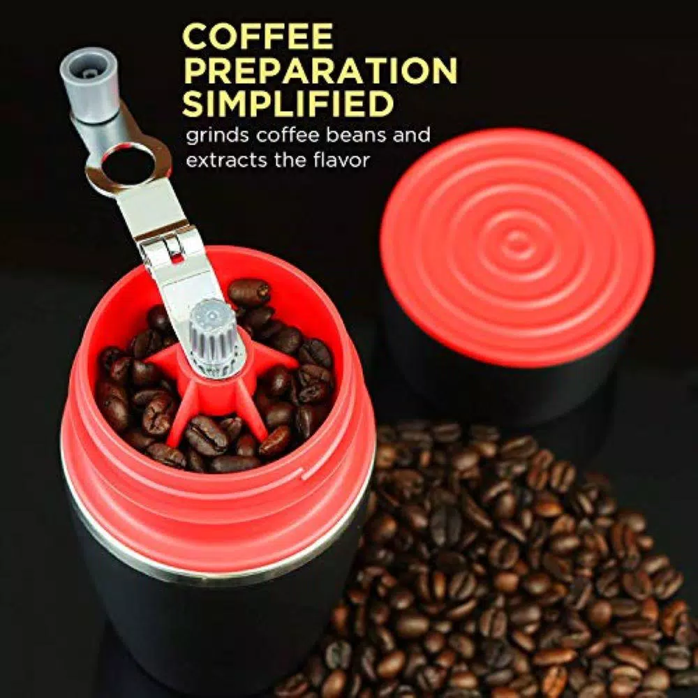 Best reviews of 😀 Ovente Single Serve Red Coffee Grinder, French Press, 2-in-1 Carafe Coffee Maker Machine, With Insulated Cup 😍 3 Best reviews of 😀 Ovente Single Serve Red Coffee Grinder, French Press, 2-in-1 Carafe Coffee Maker Machine, With Insulated Cup 😍 - Image 2