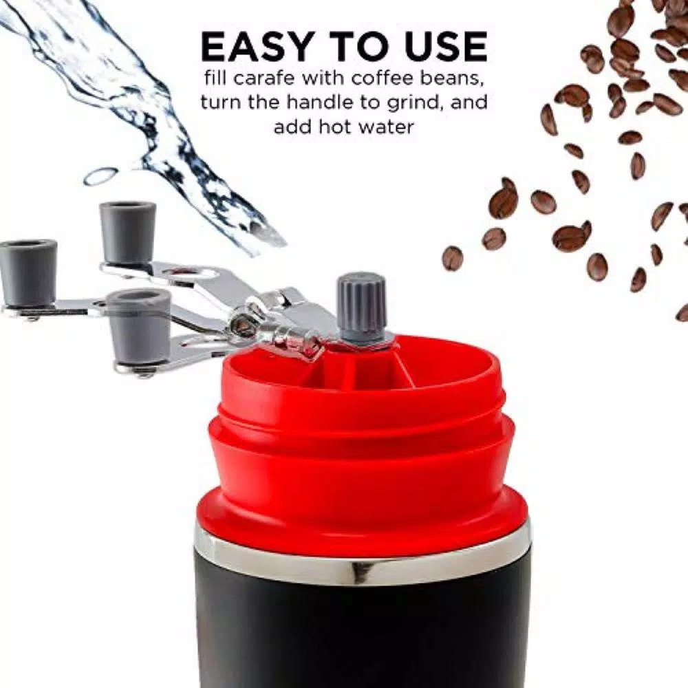Best reviews of 😀 Ovente Single Serve Red Coffee Grinder, French Press, 2-in-1 Carafe Coffee Maker Machine, With Insulated Cup 😍 4 Best reviews of 😀 Ovente Single Serve Red Coffee Grinder, French Press, 2-in-1 Carafe Coffee Maker Machine, With Insulated Cup 😍 - Image 3
