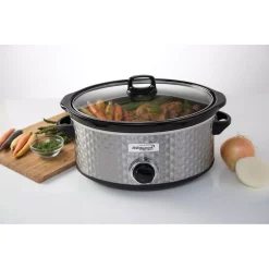 Cheapest ✔️ Brentwood Appliances Diamond 7 Qt. Stainless Steel Slow Cooker With Tempered Glass Lid ❤️ -Appliances Sales unnamed file 2343