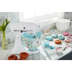 Top 10 💯 KitchenAid 5 Qt. White Gardenia Patterned Ceramic Bowl 🎉 -Appliances Sales unnamed file 267