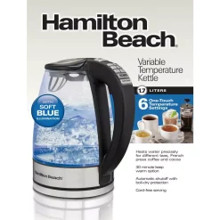 Best deal 🤩 Hamilton Beach 7-Cup Stainless Steel Variable Temperature Kettle 🔔 -Appliances Sales unnamed file 290