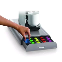 Discount 🎁 Mind Reader Anchor 50-Capacity Silver Nespresso Coffee Capsule Drawer 🥰