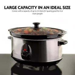 Coupon ⌛ Ovente 3.7 Qt. Stainless Steel Electric Slow Cooker With Heat-Tempered Glass Lid, Adjustable Temperature Control, (SLO35ABR) 🔔 13 Coupon ⌛ Ovente 3.7 Qt. Stainless Steel Electric Slow Cooker With Heat-Tempered Glass Lid, Adjustable Temperature Control, (SLO35ABR) 🔔 -Appliances Sales unnamed file 38