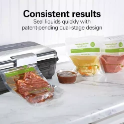 Promo 💯 Hamilton Beach NutriFresh Black And Silver Food Vacuum Sealer With 2-Roll Storage And Starter Kit 🛒 -Appliances Sales unnamed file 399