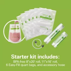 Promo 💯 Hamilton Beach NutriFresh Black And Silver Food Vacuum Sealer With 2-Roll Storage And Starter Kit 🛒 -Appliances Sales unnamed file 404