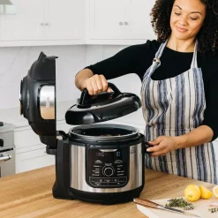 Best deal 🔥 NINJA Foodi Deluxe 8 Qt. Black Electric Pressure Cooker And Air Fryer ⭐ -Appliances Sales unnamed file 408