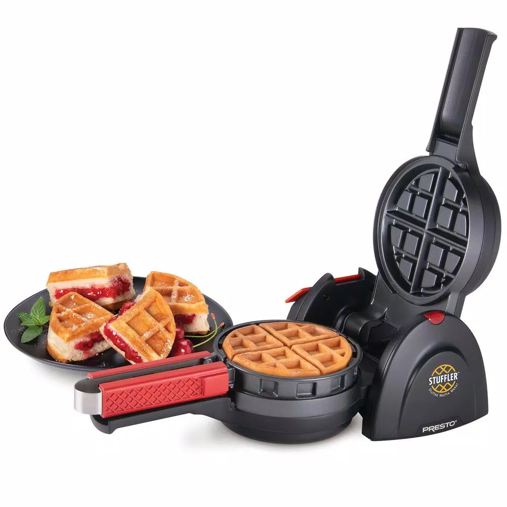 Best Pirce 💯 Presto 5 In. 900-Watt Black Belgian Stuffler Stuffed Waffle Maker 😉 4 Best Pirce 💯 Presto 5 In. 900-Watt Black Belgian Stuffler Stuffed Waffle Maker 😉 - Image 2