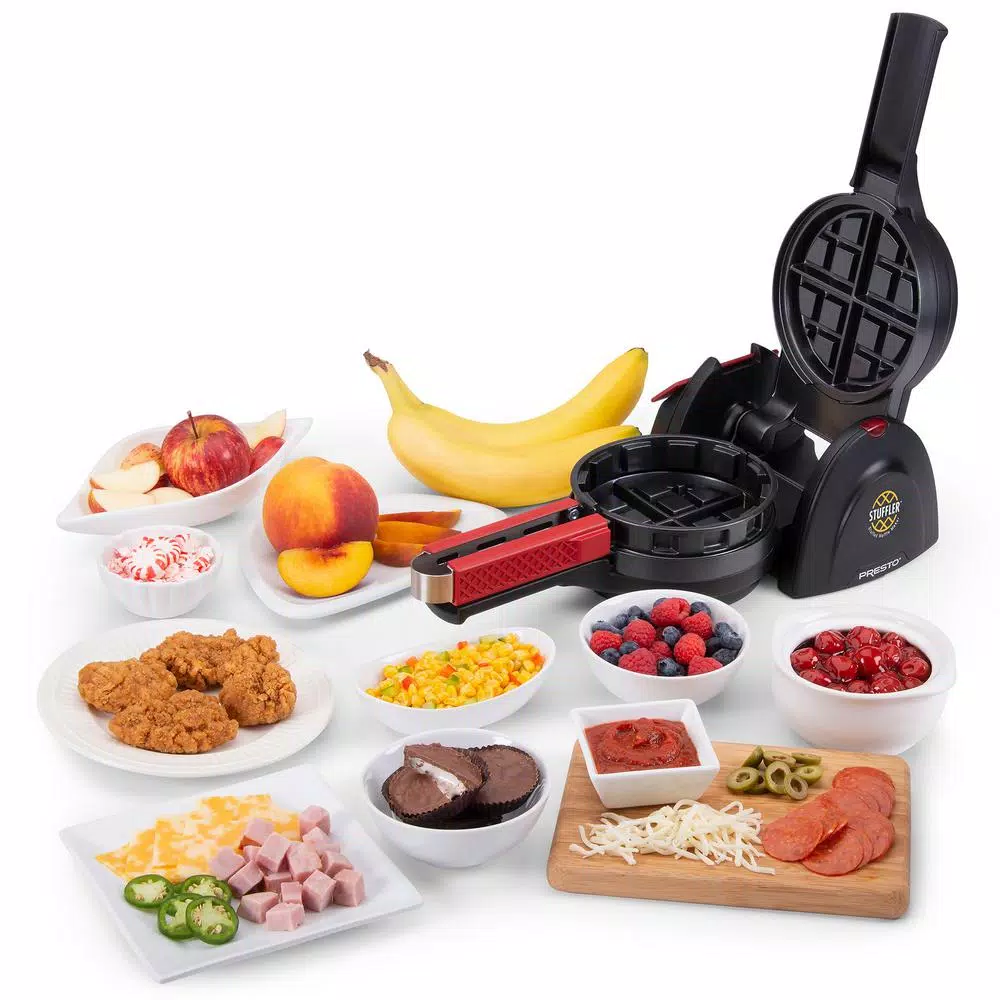 Best Pirce 💯 Presto 5 In. 900-Watt Black Belgian Stuffler Stuffed Waffle Maker 😉 7 Best Pirce 💯 Presto 5 In. 900-Watt Black Belgian Stuffler Stuffed Waffle Maker 😉 - Image 5