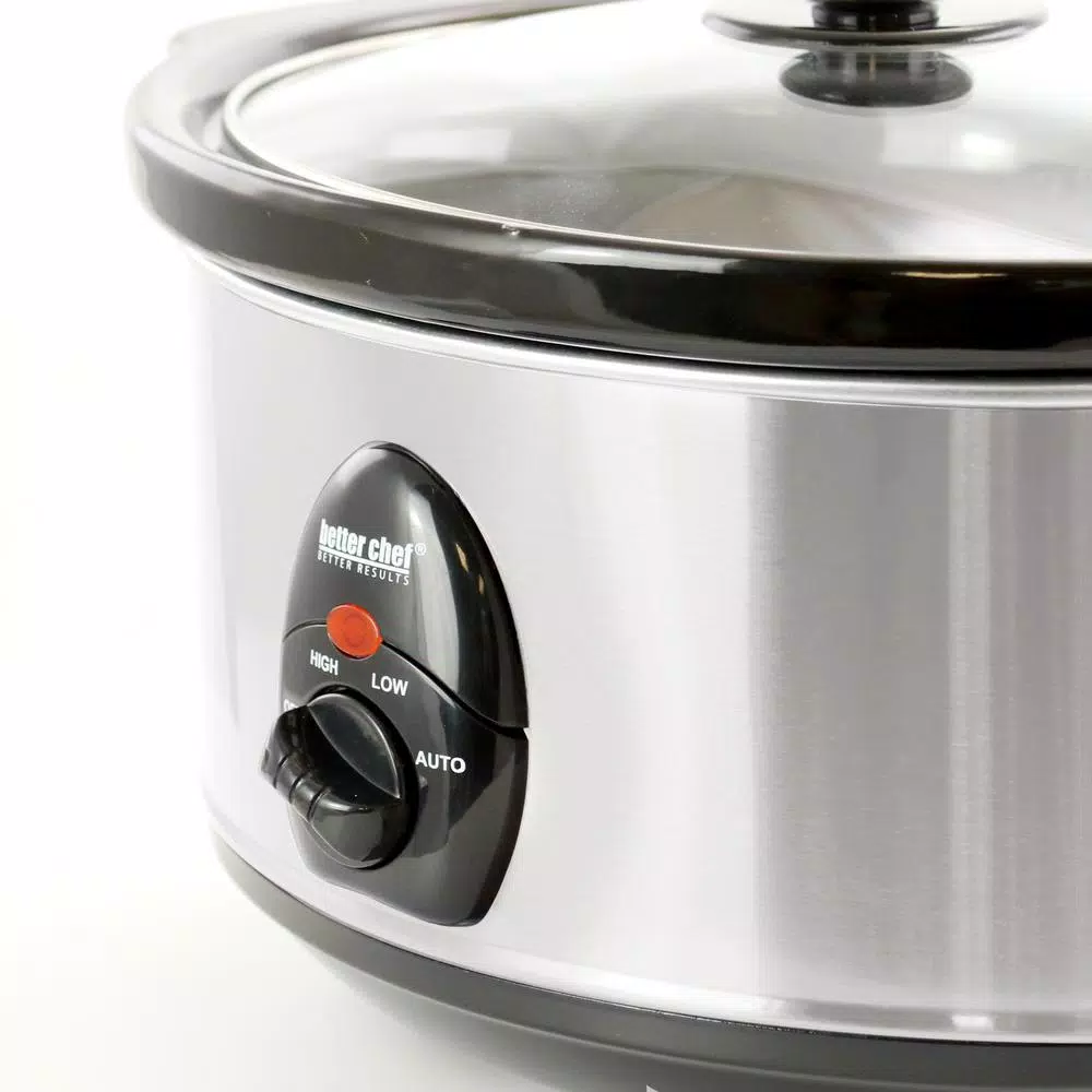 Cheapest 🤩 Better Chef 3.7 Qt. Silver Oval Slow Cooker 👍 4 Cheapest 🤩 Better Chef 3.7 Qt. Silver Oval Slow Cooker 👍 - Image 2