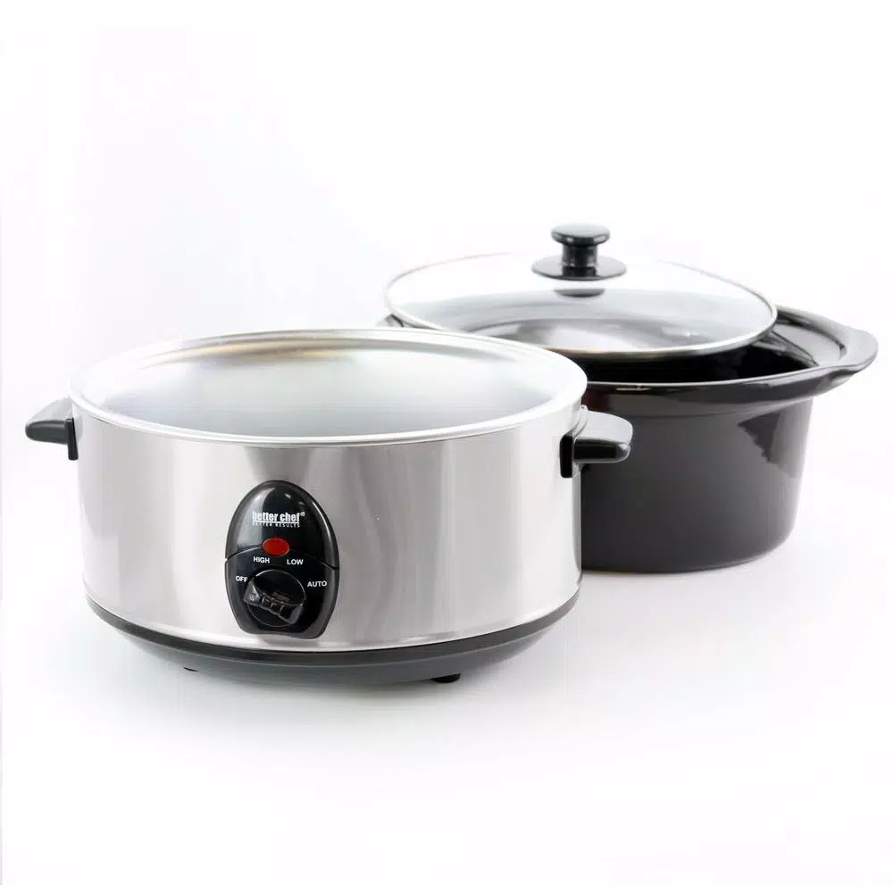 Cheapest 🤩 Better Chef 3.7 Qt. Silver Oval Slow Cooker 👍 6 Cheapest 🤩 Better Chef 3.7 Qt. Silver Oval Slow Cooker 👍 - Image 4