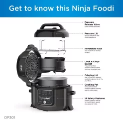 Brand new 🎉 NINJA Foodi 6.5 Qt. Black Stainless Electric Pressure Cooker With Tender Crisp Technology 💯 -Appliances Sales unnamed file 492