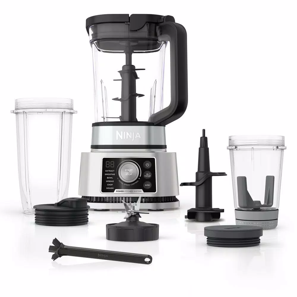 Brand new π₯ NINJA Foodi Power Pitcher 72 Oz. Single Speed Silver Blender With SmartTORQUE π₯° 3 Brand new π₯ NINJA Foodi Power Pitcher 72 Oz. Single Speed Silver Blender With SmartTORQUE π₯°