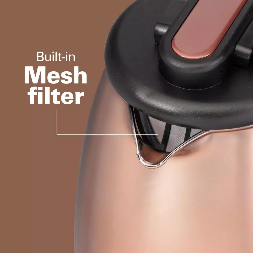 Flash Sale ❤️ Hamilton Beach 7-Cup Copper Glass Cordless Electric Kettle 👍 9 Flash Sale ❤️ Hamilton Beach 7-Cup Copper Glass Cordless Electric Kettle 👍 - Image 7