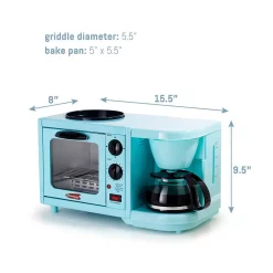 Budget 🎁 Elite 500 W 2 Slice Blue Toaster Oven With Coffee Maker And Griddle ❤️ -Appliances Sales unnamed file 549