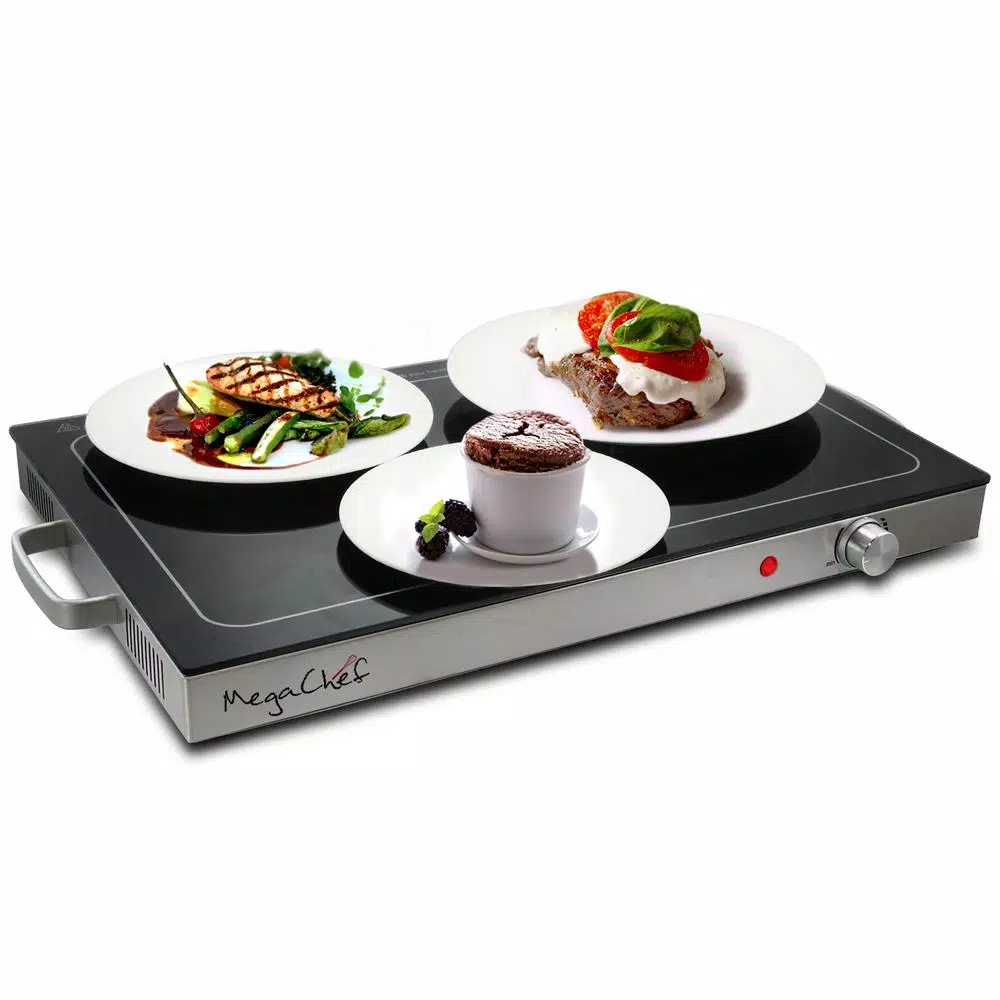 Wholesale ๐ฏ MegaChef Electric Black Warming Tray With Adjustable Temperature Controls ๐ฅ 2 Wholesale ๐ฏ MegaChef Electric Black Warming Tray With Adjustable Temperature Controls ๐ฅ