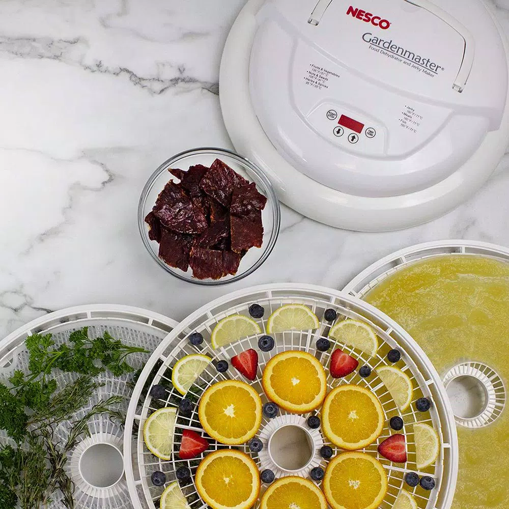Outlet ❤️ Nesco Gardenmaster 4-Tray Expandable White Food Dehydrator With Temperature Control ⭐ 4 Outlet ❤️ Nesco Gardenmaster 4-Tray Expandable White Food Dehydrator With Temperature Control ⭐ - Image 2