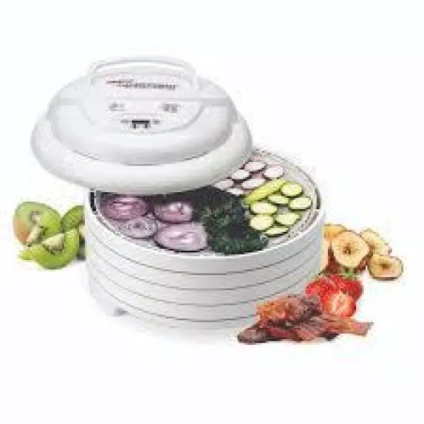 Outlet ❤️ Nesco Gardenmaster 4-Tray Expandable White Food Dehydrator With Temperature Control ⭐ 7 Outlet ❤️ Nesco Gardenmaster 4-Tray Expandable White Food Dehydrator With Temperature Control ⭐ - Image 5