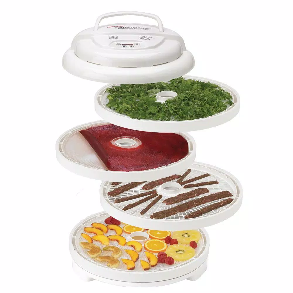 Outlet ❤️ Nesco Gardenmaster 4-Tray Expandable White Food Dehydrator With Temperature Control ⭐ 8 Outlet ❤️ Nesco Gardenmaster 4-Tray Expandable White Food Dehydrator With Temperature Control ⭐ - Image 6