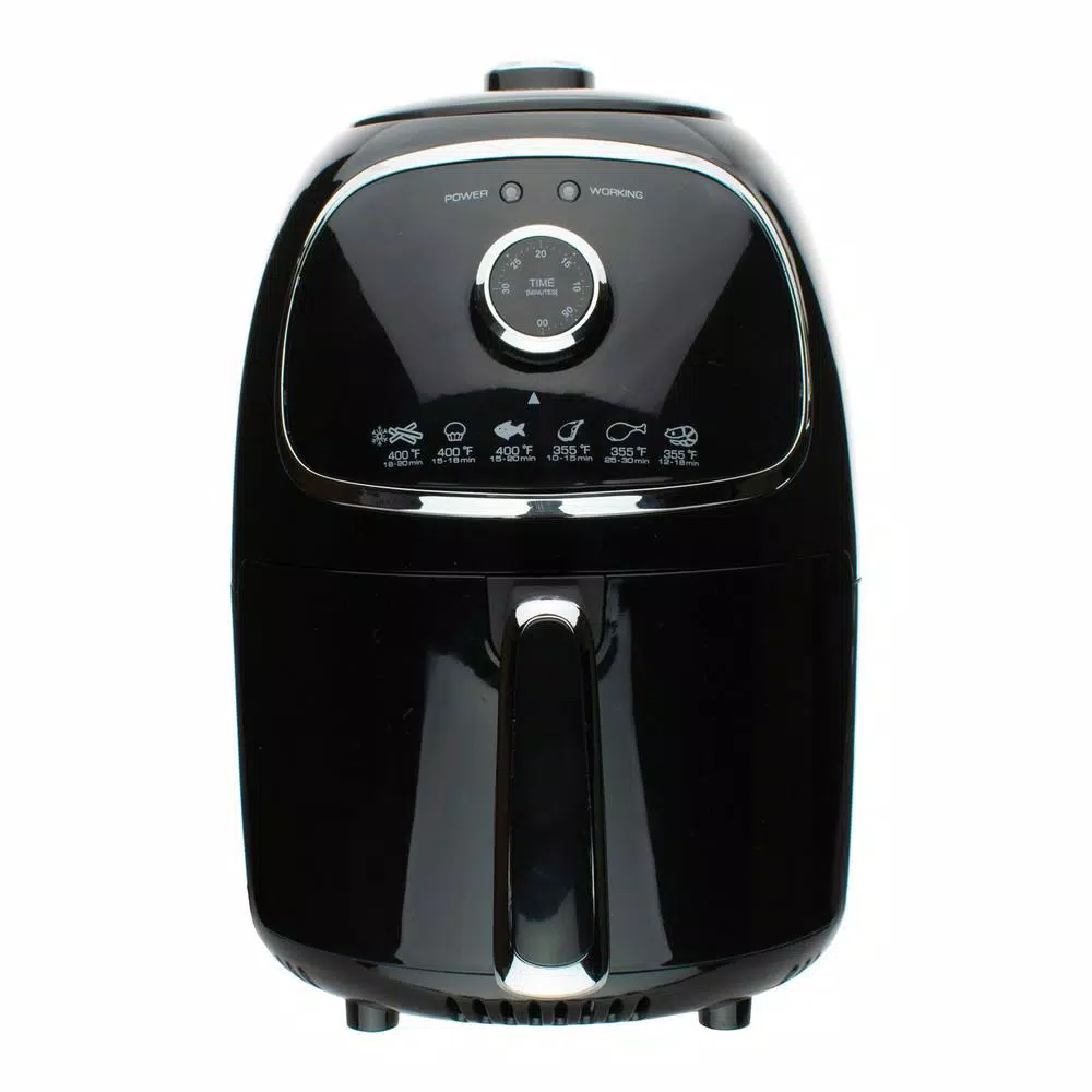 Budget 🛒 Brentwood Appliances 2 Qt. Black Small Electric Air Fryer With Timer And Temperature Control 💯 3 Budget 🛒 Brentwood Appliances 2 Qt. Black Small Electric Air Fryer With Timer And Temperature Control 💯
