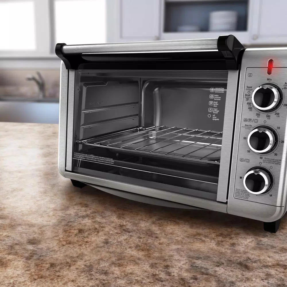 Best Pirce 💯 BLACK+DECKER 1500 W 6-Slice Stainless Steel Toaster Oven With Built-In Timer 😍 3 Best Pirce 💯 BLACK+DECKER 1500 W 6-Slice Stainless Steel Toaster Oven With Built-In Timer 😍 - Image 2