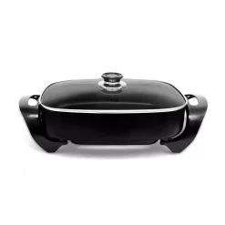 Coupon ❤️ Boyel Living 12 In. X 12 In. Black Nonstick Ceramic Electric Skillet 😀