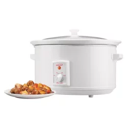 Flash Sale 🎁 Brentwood Appliances 8 Qt. White Slow Cooker 😀 -Appliances Sales unnamed file 685