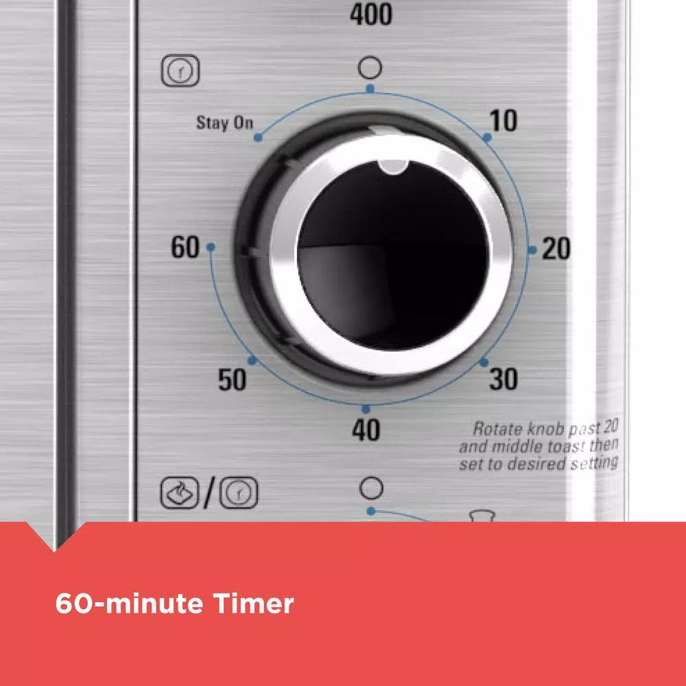 New 😉 BLACK+DECKER Crisp ‘N Bake 1500 W 6-Slice Stainless Steel Toaster Oven 🎉 8 New 😉 BLACK+DECKER Crisp ‘N Bake 1500 W 6-Slice Stainless Steel Toaster Oven 🎉 - Image 6