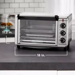 New 😉 BLACK+DECKER Crisp ‘N Bake 1500 W 6-Slice Stainless Steel Toaster Oven 🎉 17 New 😉 BLACK+DECKER Crisp ‘N Bake 1500 W 6-Slice Stainless Steel Toaster Oven 🎉 -Appliances Sales unnamed file 710