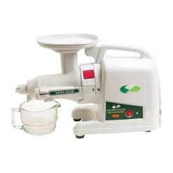 Best Sale 🎉 Tribest Greenstar Gold Twin Gear 24 Fl. Oz. White Cold Press Juicer 👍