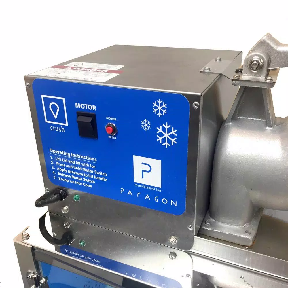 Discount ✨ Paragon Arctic Blast 8000 Oz. Blue Stainless Steel Countertop Snow Cone Machine 🌟 6 Discount ✨ Paragon Arctic Blast 8000 Oz. Blue Stainless Steel Countertop Snow Cone Machine 🌟 - Image 4