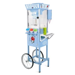 Brand new 😍 Nostalgia Vintage 575 Oz. Snow Cone Machine Cart In Blue ✨