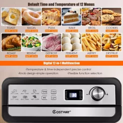 Discount π Costway 23 Qt. Black 12-in-1 Air Fryer Oven With Rotisserie π 13 Discount π Costway 23 Qt. Black 12-in-1 Air Fryer Oven With Rotisserie π -Appliances Sales unnamed file 748