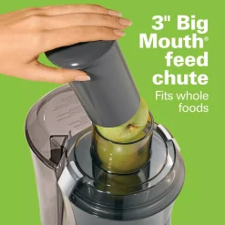 Outlet 😉 Hamilton Beach Big Mouth Pro 1 Qt. Black And Stainless Steel Juice Extractor 🔔 -Appliances Sales unnamed file 77