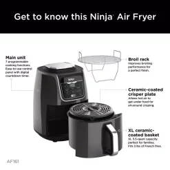 Promo 🌟 NINJA 5.5 Qt. Grey XL Ninja Air Fryer Max 😉 -Appliances Sales unnamed file 807