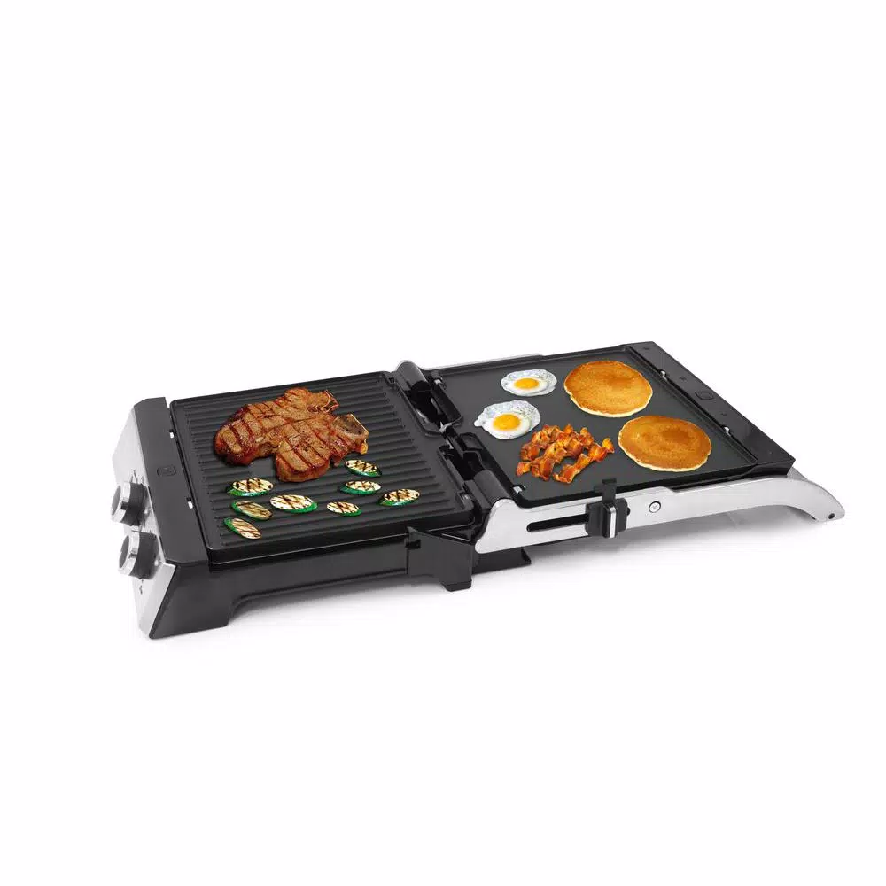 New โ๏ธ Elite 99 Sq. In. Stainless Steel Indoor Grill And Griddle ๐ 8 New โ๏ธ Elite 99 Sq. In. Stainless Steel Indoor Grill And Griddle ๐ - Image 6