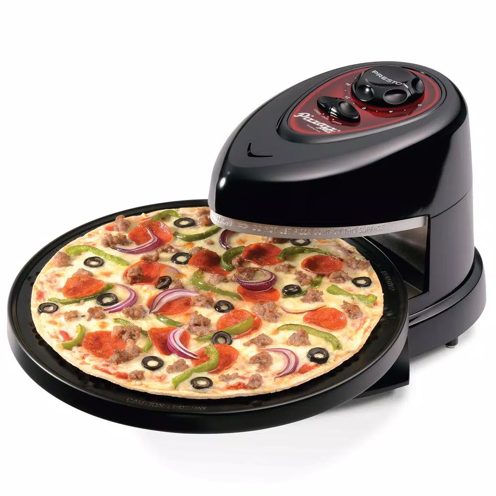 Cheapest 😍 Presto Pizzazz Plus Rotating Pizza Oven 1235 Watts With Built-In Timer 🎉 5 Cheapest 😍 Presto Pizzazz Plus Rotating Pizza Oven 1235 Watts With Built-In Timer 🎉 - Image 4