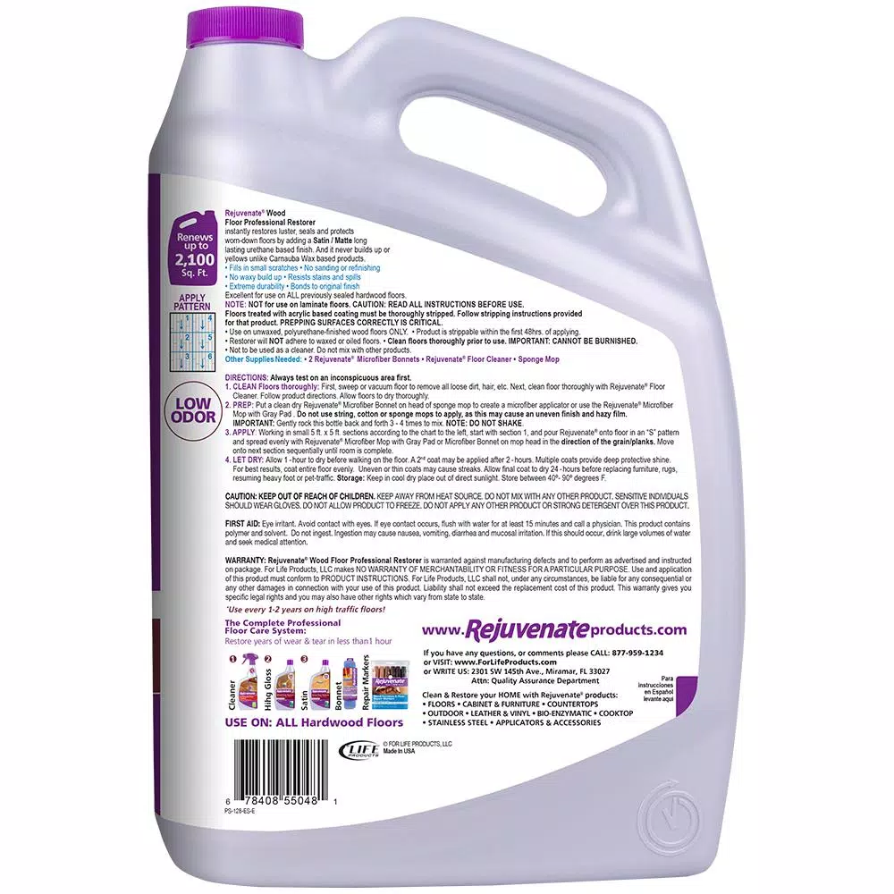 Cheapest ๐ Rejuvenate 128 Oz. Professional Satin Finish Wood Floor Restorer ๐งจ 4 Cheapest ๐ Rejuvenate 128 Oz. Professional Satin Finish Wood Floor Restorer ๐งจ - Image 2