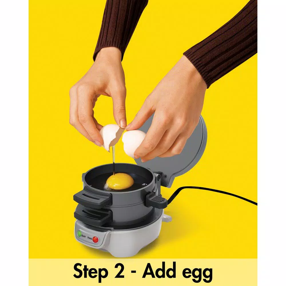 Coupon ❤️ Hamilton Beach 600 W Silver Non-Stick Breakfast Sandwich Maker 🎁 6 Coupon ❤️ Hamilton Beach 600 W Silver Non-Stick Breakfast Sandwich Maker 🎁 - Image 4