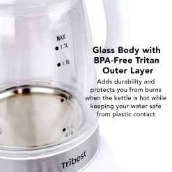 Best Sale ✔️ Tribest 6-Cup White Raw Tea Kettle 🛒 -Appliances Sales unnamed file 894