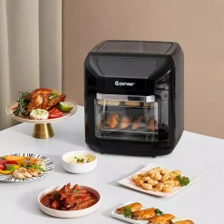 Promo 😉 Costway 10.6 Qt. Black Air Fryer With Rotisserie 🎁 -Appliances Sales unnamed file 91