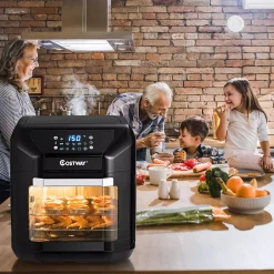 Promo 😉 Costway 10.6 Qt. Black Air Fryer With Rotisserie 🎁 -Appliances Sales unnamed file 92