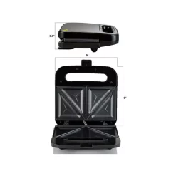 Top 10 ❤️ Ovente 2-Slice Electric Sandwich Maker Non Stick Grill, Black (GPS401B) ✔️ 13 Top 10 ❤️ Ovente 2-Slice Electric Sandwich Maker Non Stick Grill, Black (GPS401B) ✔️ -Appliances Sales unnamed file 924