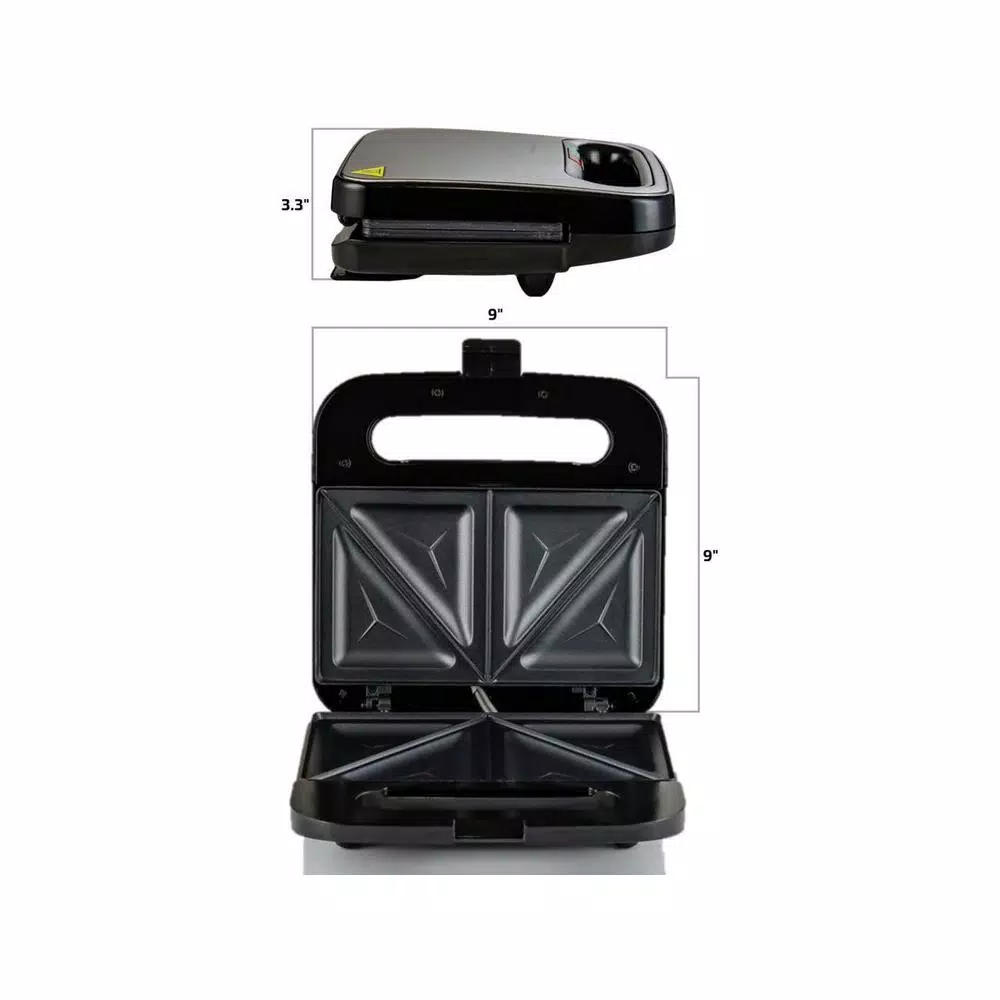 Top 10 ❤️ Ovente 2-Slice Electric Sandwich Maker Non Stick Grill, Black (GPS401B) ✔️ 7 Top 10 ❤️ Ovente 2-Slice Electric Sandwich Maker Non Stick Grill, Black (GPS401B) ✔️ - Image 5