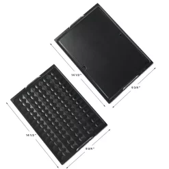 Flash Sale 👏 GoWISE USA 2-in-1 149 Sq. In. Black Smokeless Indoor Grill With Interchangeable Plates 🧨 -Appliances Sales unnamed file 943