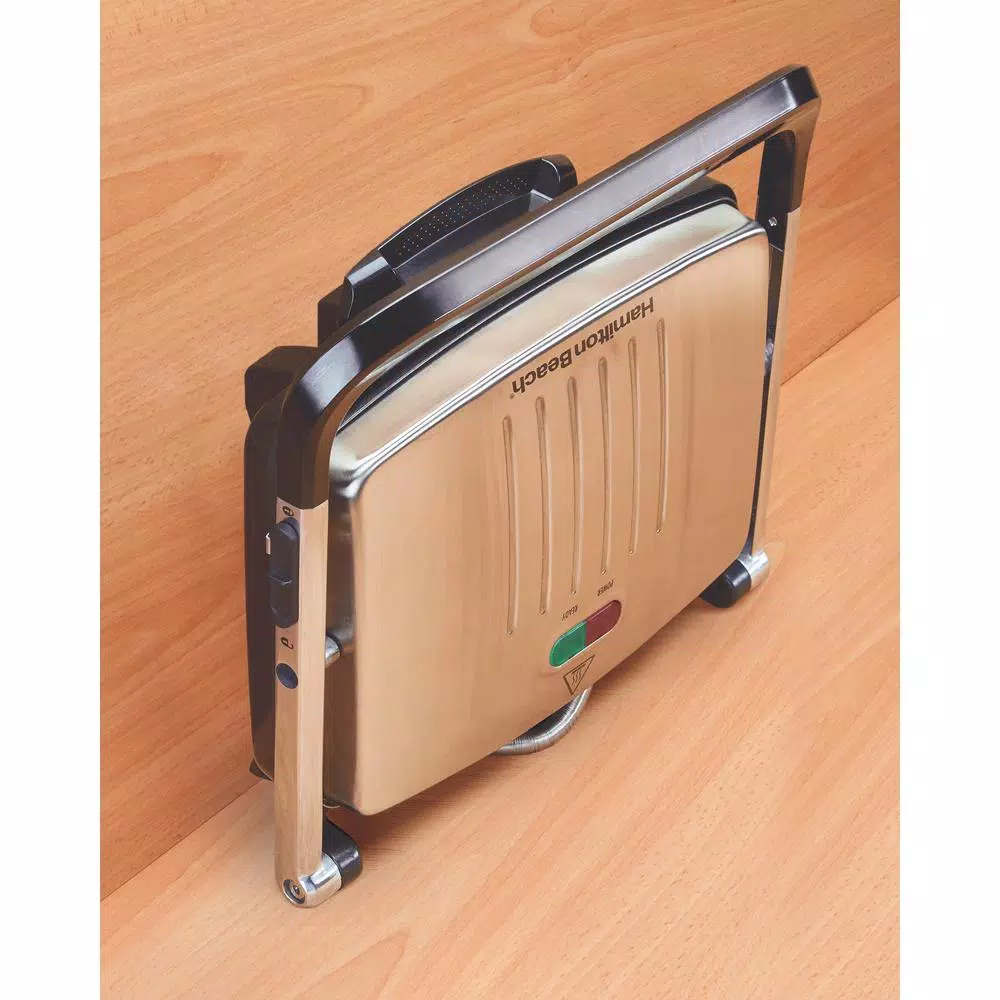 Outlet 👏 Hamilton Beach Stainless Steel Panini Press And Indoor Grill 👍 6 Outlet 👏 Hamilton Beach Stainless Steel Panini Press And Indoor Grill 👍 - Image 4